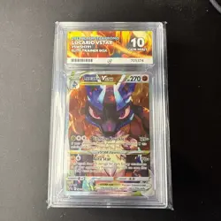 Pokemon Crown Zenith Lucario VSTAR Black Star Promo SWSH291 Ace 10 - Image 1