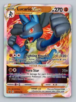 Lucario VSTAR SWSH214 Promo SWSH: Sword & Shield Promo Cards NM Pokemon - Image 1