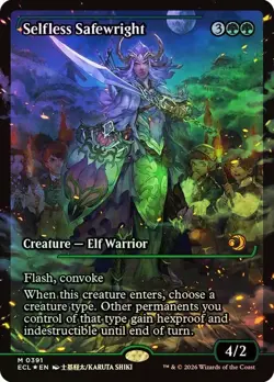 Selfless Safewright Foil Japan Showcase Lorwyn Eclipsed NM MTG - Image 1