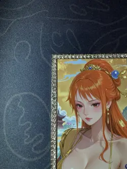 Goddess Nami Diamond Numbered Metal Card Waifu Doujin Case Prize One Piece - Image 2