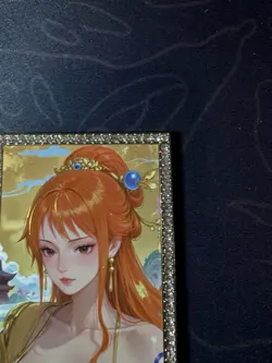Goddess Nami Diamond Numbered Metal Card Waifu Doujin Case Prize One Piece - Image 3
