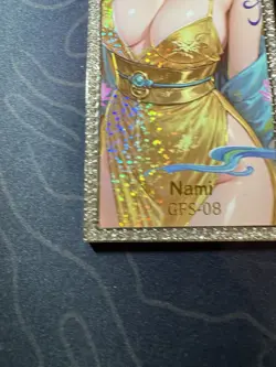 Goddess Nami Diamond Numbered Metal Card Waifu Doujin Case Prize One Piece - Image 5