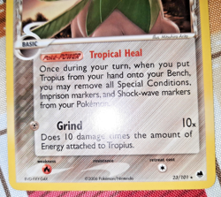 Pokemon - Tropius Delta species Ex Dragon Frontiers ENG 23/101 Rare Vintage Card - Image 3