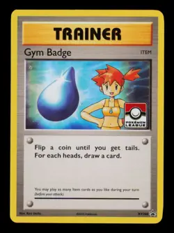 Pokemon Card Gym Badge Misty XY204 XY 204 Promo League Holo Rare LP 2016 - Image 1
