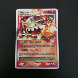 Pokemon Cards: Stormfront Rare Holo: Heatran Lv. X 97/100 LP - Image 1