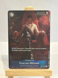 One Piece Card Game: Dracule Mihawk Custom Card Rare HQ Proxy Luffy OP01-070 - Image 4