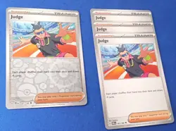 Judge 167/182 Uncommon Playset 4x Destined Rivals Pokemon TCG Mint NM - Image 1