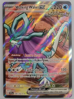 Walking Wake ex 189/162 SV05: Pokemon Temporal Forces Holo NM - Image 1