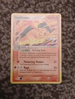 Rare Pokemon Card Ex Unseen Forces Typhlosion 17/115 Non Holo - Image 1