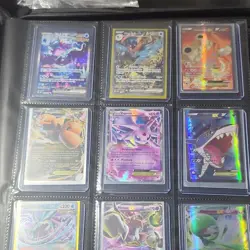 Pokemon TCG Binder Lot Holo Foil Cards Charizard Pikachu Greninja most are mint. - Image 2