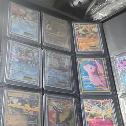 Pokemon TCG Binder Lot Holo Foil Cards Charizard Pikachu Greninja most are mint. - Image 3