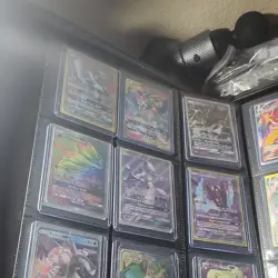 Pokemon TCG Binder Lot Holo Foil Cards Charizard Pikachu Greninja most are mint. - Image 5