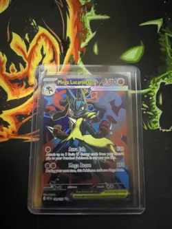 Mega Lucario ex 160/132 Full Art Ultra Rare Holo Pokemon 2025 Mega Evolution NM - Image 1
