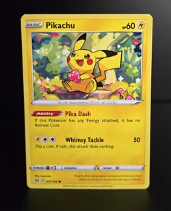 Pokemon TCG - PIKACHU - 052/196 - SWORD & SHIELD: LOST ORIGIN (2022) - LP - Image 1