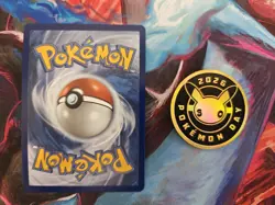 Pokemon Card - Pikachu 051/162 Pokemen Day 30th Anniversary Stamped with Coin - Image 2