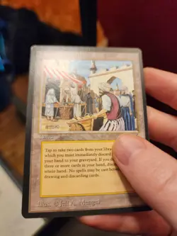 Bazaar of Baghdad Magic: the Gathering MTG x1 Arabian Nights Lightly Played LP - Image 3