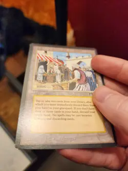 Bazaar of Baghdad Magic: the Gathering MTG x1 Arabian Nights Lightly Played LP - Image 5