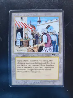 Bazaar of Baghdad Magic: the Gathering MTG x1 Arabian Nights Lightly Played LP - Image 1