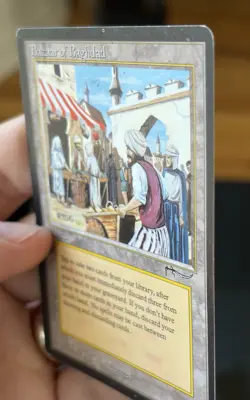 Magic The Gathering MTG Bazaar Of Baghdad Arabian Nights LP Excellent Ungraded - Image 4