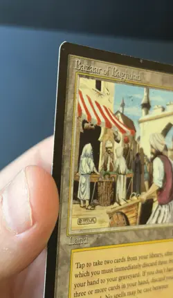 Magic The Gathering MTG Bazaar Of Baghdad Arabian Nights LP Excellent Ungraded - Image 5