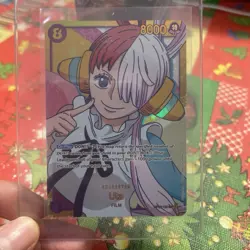 Uta Film RED One Piece TCG Paramount War OP02-120 SEC Secret Rare NM - Image 1