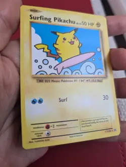 Surfing Pikachu 111/108 Evolutions Secret Rare Pokemon Card Great Condition - Image 3