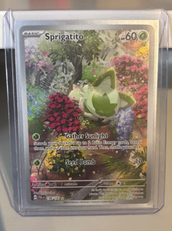 Sprigatito Illustration Rare SV02: Paldea Evolved 196/193 - Image 1