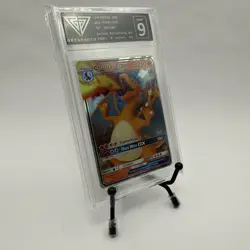 Pokemon Charizard GX TCG Hidden Fates Card 9/68 Graded 9 - Image 3