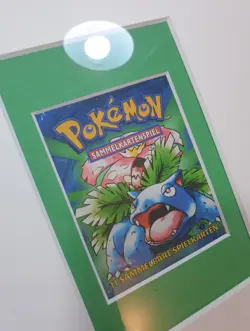 POKEMON Trading Card Game 1st Edition Basis Booster im Deko Rahmen original Base - Image 2