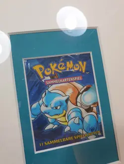 POKEMON Trading Card Game 1st Edition Basis Booster im Deko Rahmen original Base - Image 4
