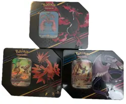 Pokemon TCG: Crown Zenith Tin Set of 3 - Galarian Articuno Zapdos Moltres SEALED - Image 2