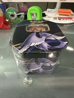 TCG Pokemon Game Galarian Articuno Crown Zenith Tin Pokemon SEALED - Image 2