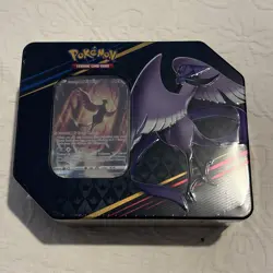 POKEMON TCG CROWN ZENITH GALARIAN ARTICUNO SEALED TIN - Image 1
