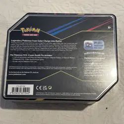 POKEMON TCG CROWN ZENITH GALARIAN ARTICUNO SEALED TIN - Image 3