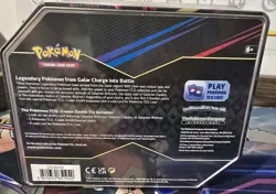POKEMON TCG CROWN ZENITH GALARIAN ARTICUNO SEALED TIN - Image 2