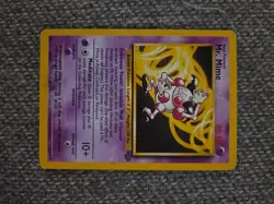 Pokemon TCG Mr. Mime 22/64 Jungle Regular Unlimited Rare Card WOTC Played LP - Image 1