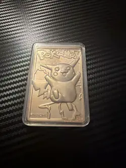 Burger King 1999 Gold-Plated Pokemon Pikachu - Image 1