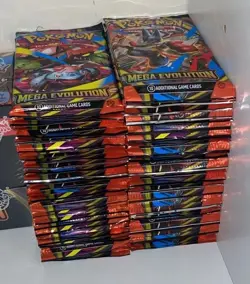 **BULK** Pokemon Mega Evolutions ME01 Booster Pack x200 - Image 2