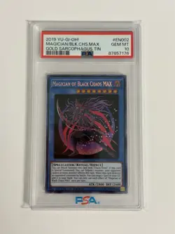 Magician of Black Chaos MAX Yugioh 2019 TN19-EN002 Secret Rare Limited PSA 10 - Image 1