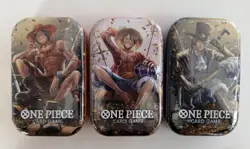 One Piece Tin Pack Set Vol.2 (TS-02, OP13) x3 Factory Sealed READY TO SHIP NOW - Image 1