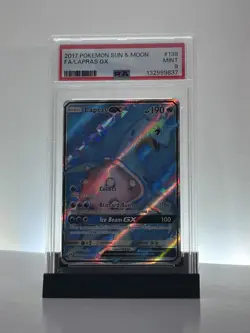 2017 Pokemon TCG Lapras GX 139/149 SM Base Set Ultra Rare Full Art Holo PSA 9 - Image 1