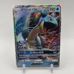 Pokemon TCG Lapras GX Holo Card 35/149 SM Base Set Ultra Rare - Image 1