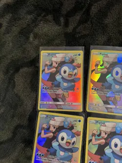 Pokemon TCG Piplup Sun & Moon Cosmic Eclipse 239/236 Holo Secret Rare lot mint - Image 2