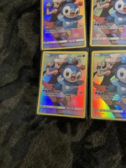 Pokemon TCG Piplup Sun & Moon Cosmic Eclipse 239/236 Holo Secret Rare lot mint - Image 4