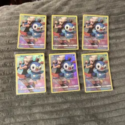 Pokemon TCG Piplup Sun & Moon Cosmic Eclipse 239/236 Holo Secret Rare lot mint - Image 1