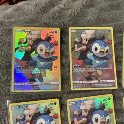 Pokemon TCG Piplup Sun & Moon Cosmic Eclipse 239/236 Holo Secret Rare lot mint - Image 2