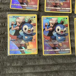 Pokemon TCG Piplup Sun & Moon Cosmic Eclipse 239/236 Holo Secret Rare lot mint - Image 4