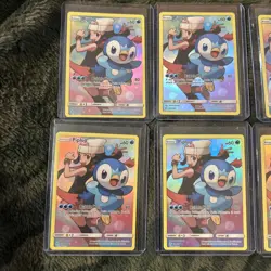 Pokemon TCG Piplup Sun & Moon Cosmic Eclipse 239/236 Holo Secret Rare lot mint - Image 2