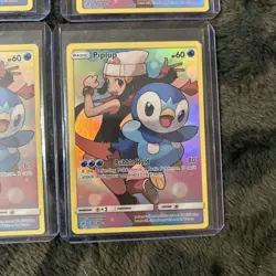 Pokemon TCG Piplup Sun & Moon Cosmic Eclipse 239/236 Holo Secret Rare lot mint - Image 4