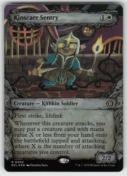 Kinscaer Sentry (Showcase) Foil Lorwyn Eclipsed 300 R NM MTG - Image 1